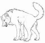Wolf Drawing Coloring Pages Snarl Snarling Lineart Dog Realistic Getdrawings Drawings Horse Save Choose Board sketch template