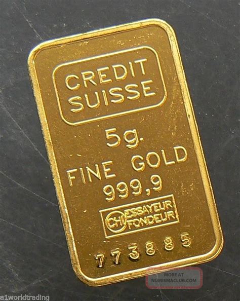 gram credit suisse  gold bar