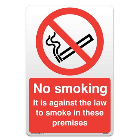 smoking sign  adhesive sticker  mm  mm amazonco