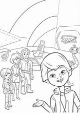 Miles Tomorrowland Morgen Van Coloring Pages Fun Kids sketch template