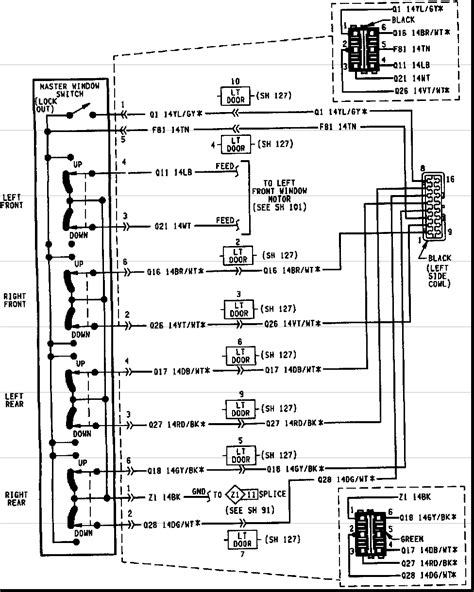 jeep cherokee radio wiring diagram blissinspire