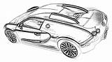 Bugatti Chiron Coloring Pages Template sketch template