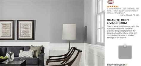 glidden granite grey living room white room decor living room paint