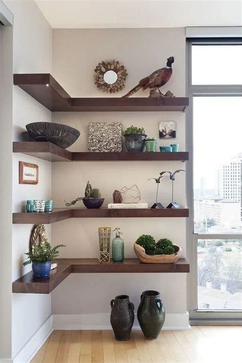shelves design  living room decoomo