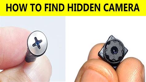 how to find hidden camera youtube