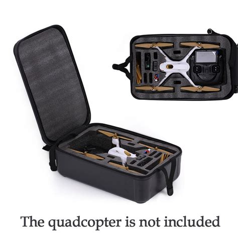 hubsan hs rc drone travel backpack portable carry case hard shell storage box fits