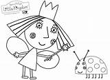 Holly Ben Coloring Pages Drawing Kingdom Little Getdrawings Getcolorings Printable Print sketch template