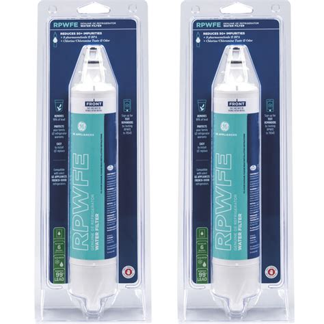 General Electric Rpwfe2pk Refrigerator Water Filter With Rfid Pack Of 2