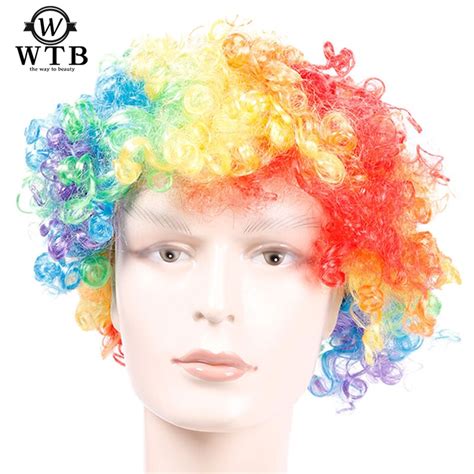 Wtb Curly Afro Circus Hair Fans Explosive Head Wig Dance