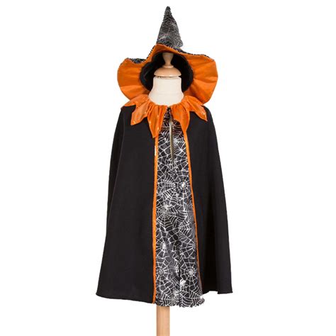childrens witch cape  hat set time  dress