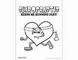 Chiropractic sketch template