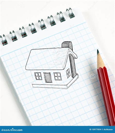 house sketch  pencil stock photo image  ideas inspiration
