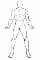 Superhero Body Outline Drawing Template Male Human Drawings Female Templates Figure Character Superheroes Clipart Face Sketch Sketches Costume Fashion Man sketch template