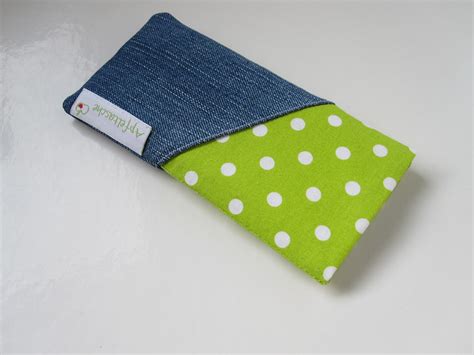 smartphone case   reused denim fabric