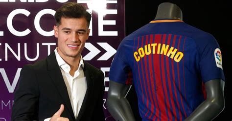 liverpool news barcelona decide philippe coutinho s shirt number