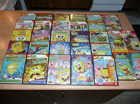 Spongebob Squarepants Dvd Collection 26 Dvd S And 4 Vhs