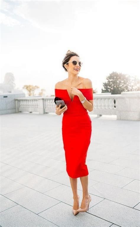 hot red dress outfit ideas  valentines day