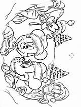 Mickey Christmas Coloring Mouse Pages Printable Color Print Recommended Kids sketch template