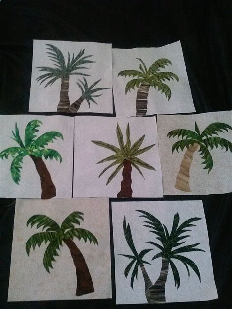 palm trees    quilt tree quilt pattern tree quilt block