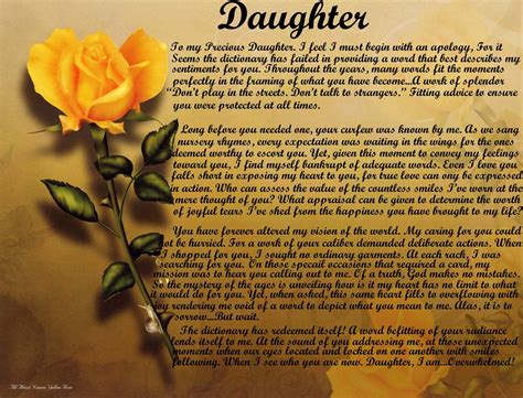 daughter poems personalized love poems