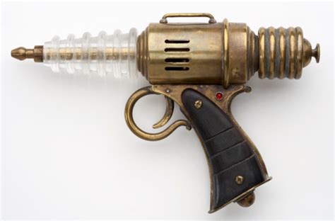brass steampunk retro blaster ray gun stock photo  image