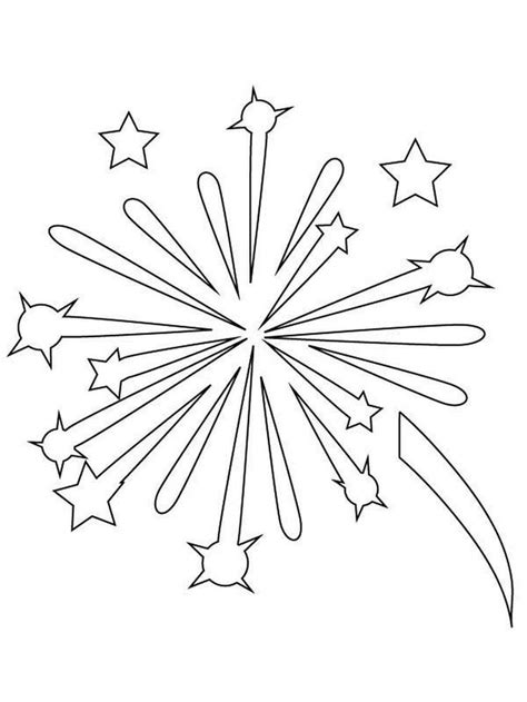 fireworks coloring pages