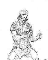 Coloring Zlatan Pages Ibrahimovic Drawing Popular Ibrahimović Sketch sketch template
