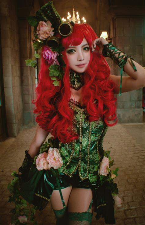 poison ivy by ankyeol cosplay poison ivy cosplay steampunk cosplay ivy costume