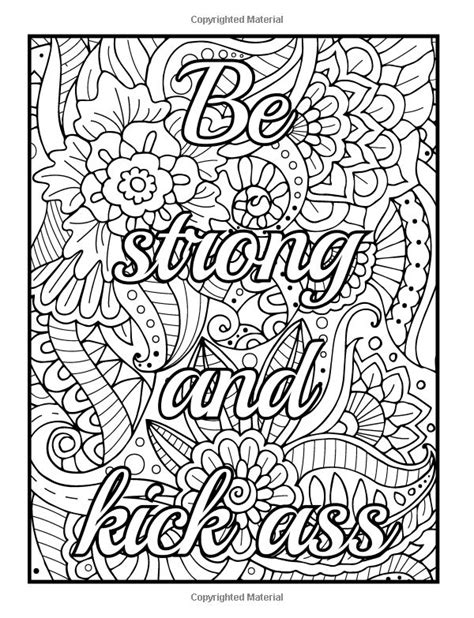 swear word  printable coloring pages adults  coloring