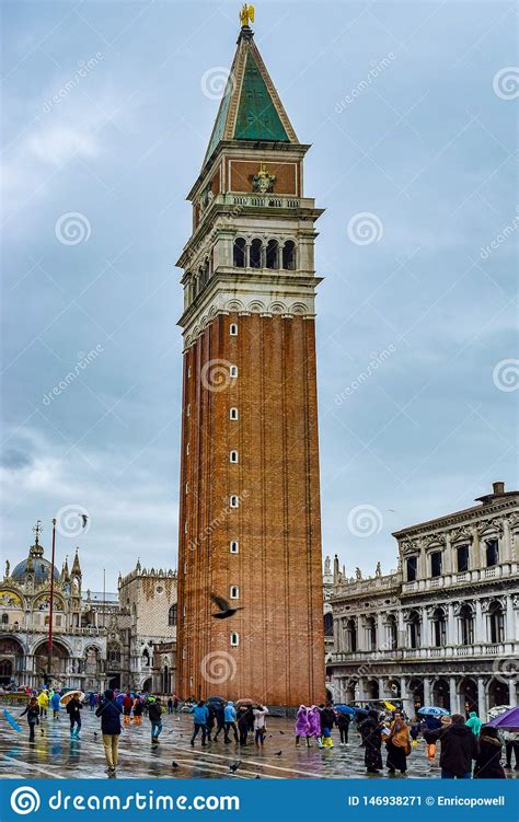 Saint Marks Campanile The Bell Tower Of St Marks Basilica