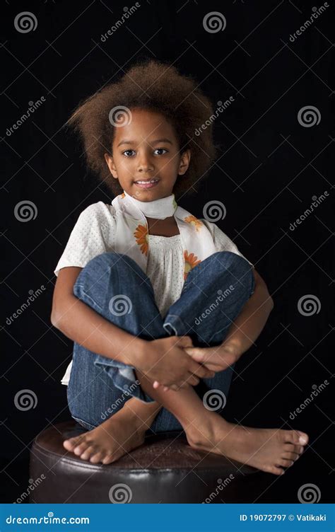 cute african girl stock image image  people kids