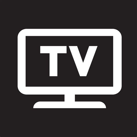 tv icon symbol sign  vector art  vecteezy