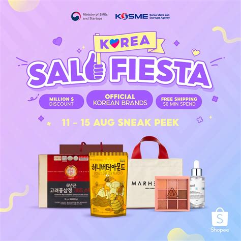 shopee  excited   upcoming korea sale fiesta facebook
