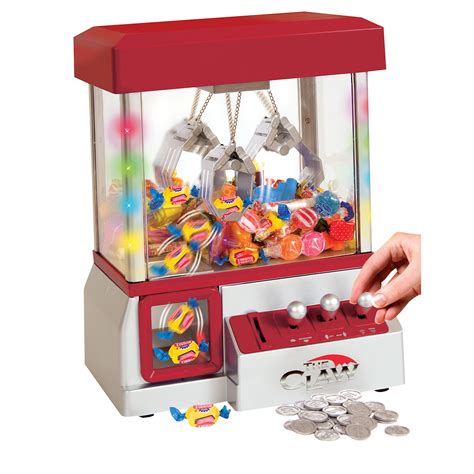 mini candy claw machine electronic tabletop arcade game  led lights sounds ebay