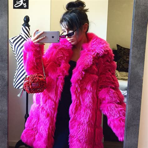 Hot Pink Faux Fur Coat By Missguided Size Uk 8 In Depop Bontjas