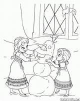 Gelo Reino Elsa Criança sketch template