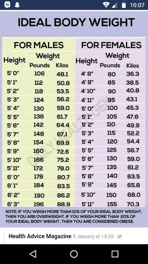 What Should Be The Ideal Weight For A 24 Year Old Male