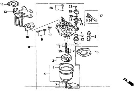 honda engines gx qx engine jpn vin gcae   gcae  parts diagram  carburetor