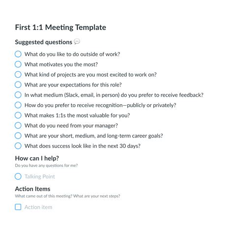 meeting  employee template