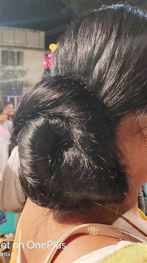 Pin By Amrish Desai On அழகுக்கொண்டைகள் Big Bun Hair Indian Long Hair