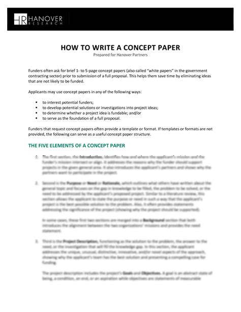 write  concept paper   write  concept paper