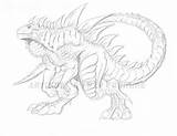 Zilla Redesign Deviantart Godzilla Fan Reimagined sketch template