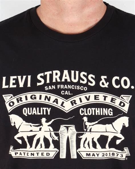 levis strauss  logo  shirt blackoriginalsteemens