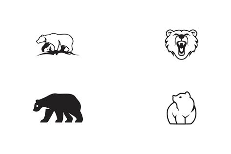 bear logo graphic  rohady creative fabrica