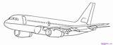 Drawing Aeroplane Draw Kids Clipart Airplanes Library Step Sheets sketch template