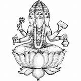 Gods Brahma Polyvore Durga Maa sketch template
