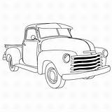 Truck Old Drawing Chevy Clipart Cool Draw Vector Getdrawings Pick Clipground sketch template