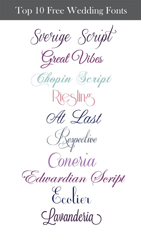 inspiration wednesday  wedding fonts perpetually daydreaming