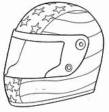 Capacete Nascar Motociclista Helmet Tudodesenhos Realistic Coloringhome sketch template