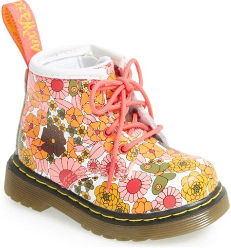 dr martens brooklee vintage daisy print boot baby walker nordstrom